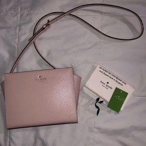 Pink Kate Spade crossbody purse